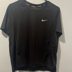 Large black Nike dri-fit running shirt